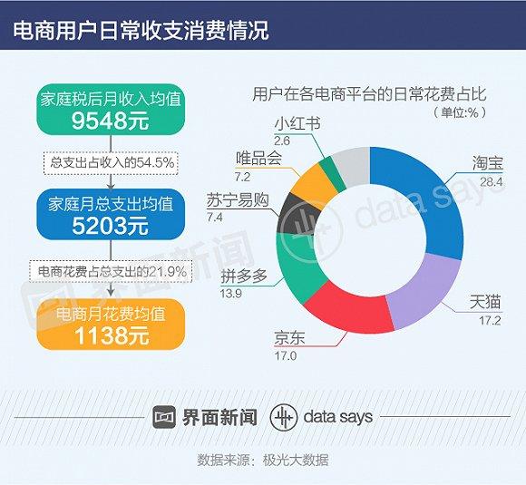 大数据分析下的电商市场及各平台占比